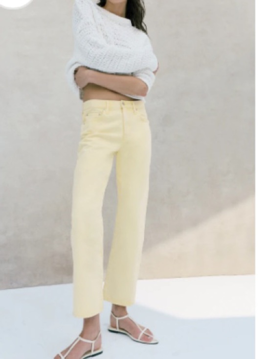 Denim - Pistola Lexi Women Jeans in Pale Yellow